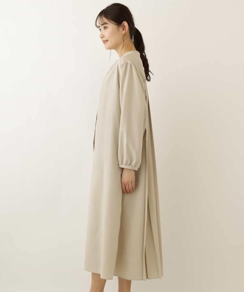 「a.v.v」 長袖ワンピース 34 ブラック レディース