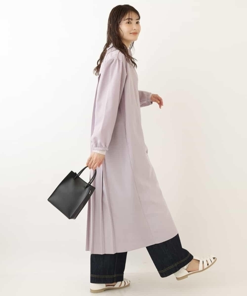 「a.v.v」 長袖ワンピース 34 ブラック レディース