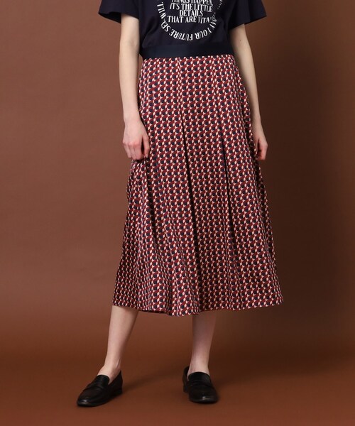 「DRESSTERIOR」 フレアスカート 36 グリーン レディース_画像2