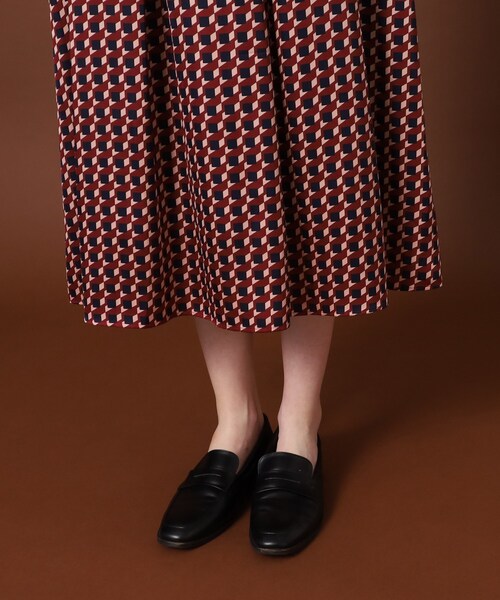 「DRESSTERIOR」 フレアスカート 36 グリーン レディース_画像8