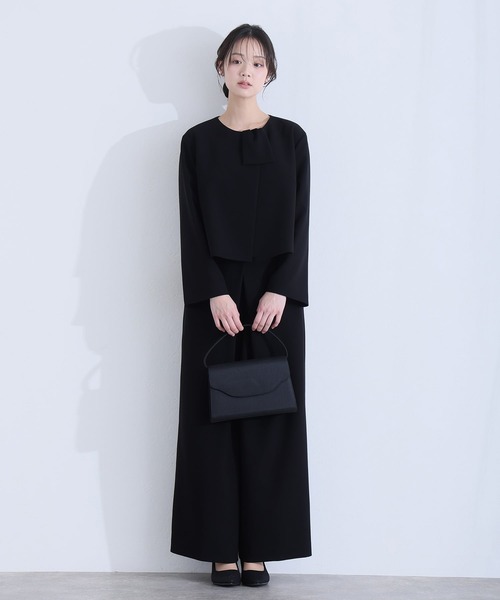 PourVous（プールヴー） 喪服 セレモニースーツ セットアップ 「洗える