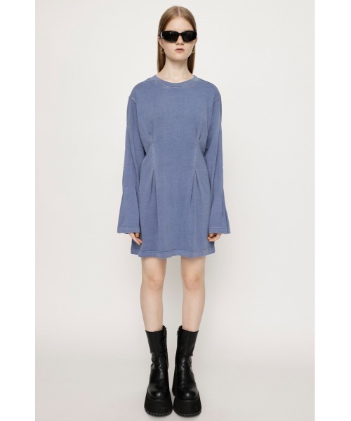 「SLY」 長袖ワンピース FREE ブルー レディース_画像2