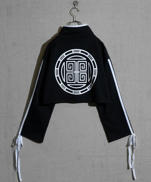 「JOHN'S CLOSET」 「resham」カーディガン FREE ホワイト×ブラック レディース_画像8