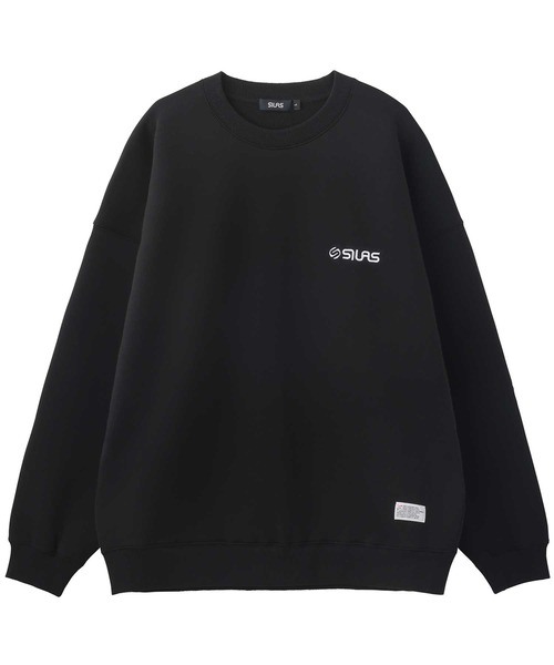 「SILAS」 スウェットカットソー X-LARGE ブラック メンズ_画像2