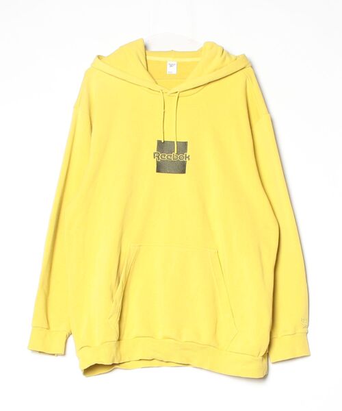 Reebok（リーボック） プルオーバーパーカー 2XO イエロー メンズ