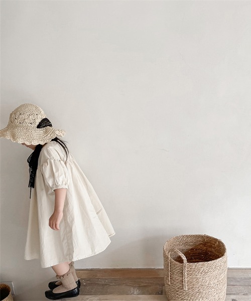 「aimoha」 「KIDS」長袖ワンピース 80 ダークグレー キッズ_画像7