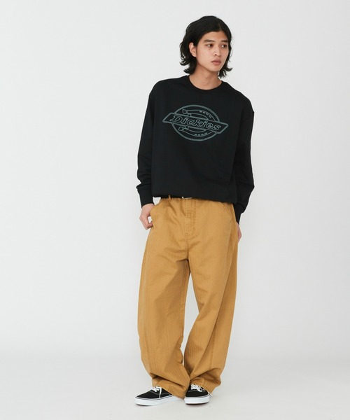 Dickies（ディッキーズ） パンツ ヘリンボーン ウォッシュド パンツ