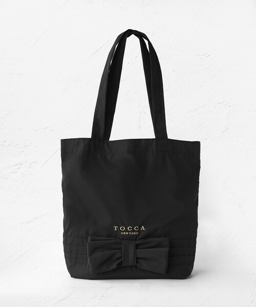 新品未使用 TOCCA ブラック トートバッグ サブバッグ エコバッグ TOCCA（トッカ） エコバッグ HOLDING KNOT SUBBAG サブバッグ