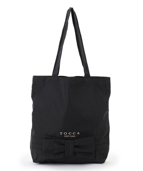 新品未使用 TOCCA ブラック トートバッグ サブバッグ エコバッグ TOCCA（トッカ） エコバッグ HOLDING KNOT SUBBAG サブバッグ