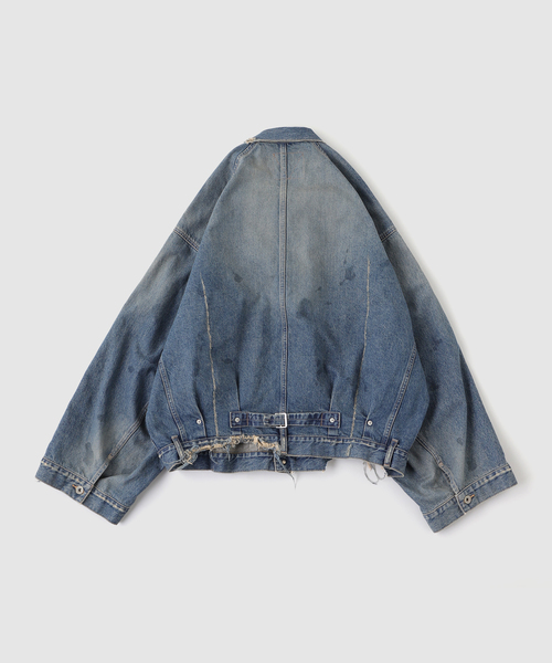 DAIRIKU（ダイリク） デニムジャケット gジャン ”80Year” Damage Denim
