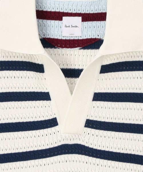 Paul Smith（ポール・スミス） ポロシャツ 半袖 メッシュボーダー