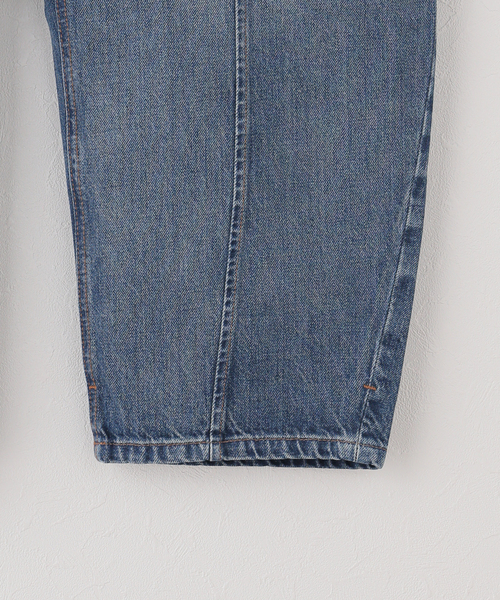 ジーンズ デニム デニムパンツ 「DALA / ダラ」 LIDO ANKLE JEAN W/SEAM BEIGE PATCH レディースの画像