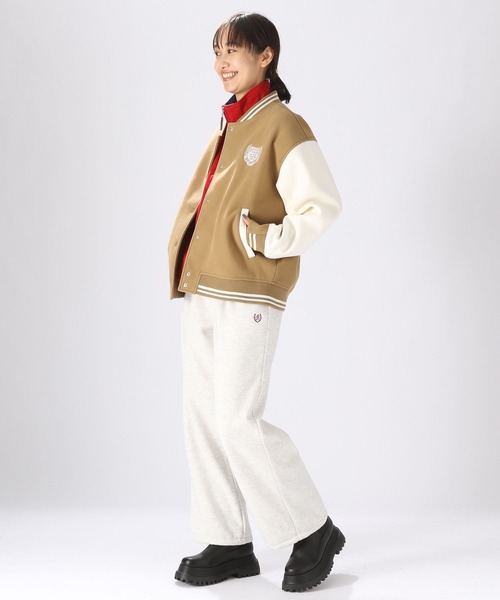 「POLO BCS」 スタジャン LARGE ベージュ レディース_画像8