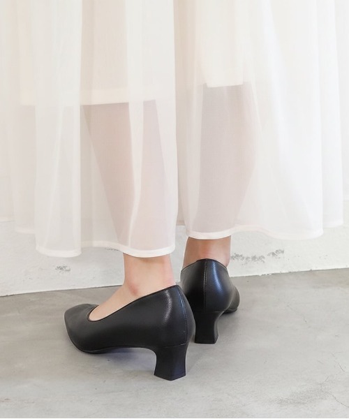 「cava cava」 パンプス 22.5cm ブラック レディース_画像4