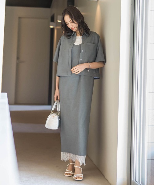 uvカット ブラウス シャツ エディター東原妙子×LAUTREAMONT/レースシャツ レディースの画像