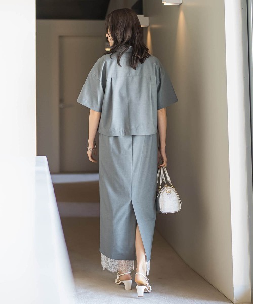 uvカット ブラウス シャツ エディター東原妙子×LAUTREAMONT/レースシャツ レディースの画像