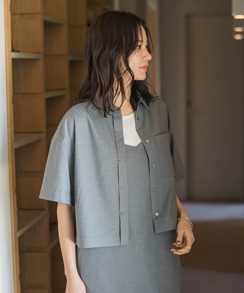 uvカット ブラウス シャツ エディター東原妙子×LAUTREAMONT/レースシャツ レディースの画像