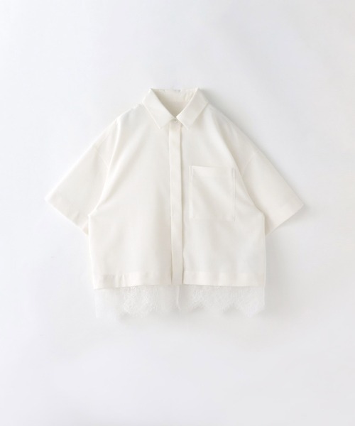 uvカット ブラウス シャツ エディター東原妙子×LAUTREAMONT/レースシャツ レディースの画像