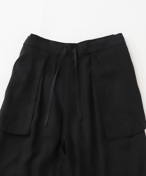 ワイドパンツ パンツ 「追加6」手洗い可 / セルロースワイドパンツ レディースの画像