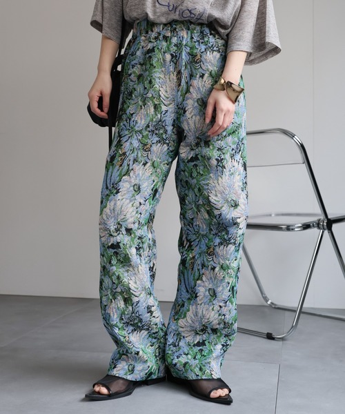「ap retro」 パンツ LARGE ブルー系その他 レディース_画像9