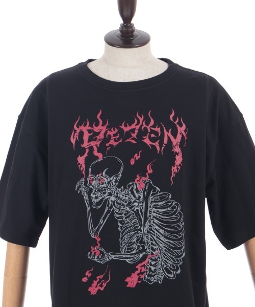 REZEN（リゼン） tシャツ ガシャドクロ半袖Tシャツ メンズ : ZOZOTOWN