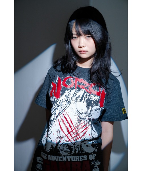 tシャツ ガンバの冒険(ノロイヘザーブラック)-復刻版- メンズ