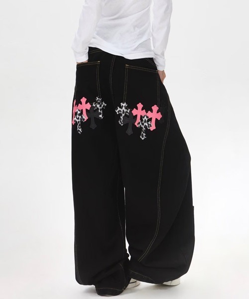「Ressaca」 デニムパンツ M ブラック レディース_画像4