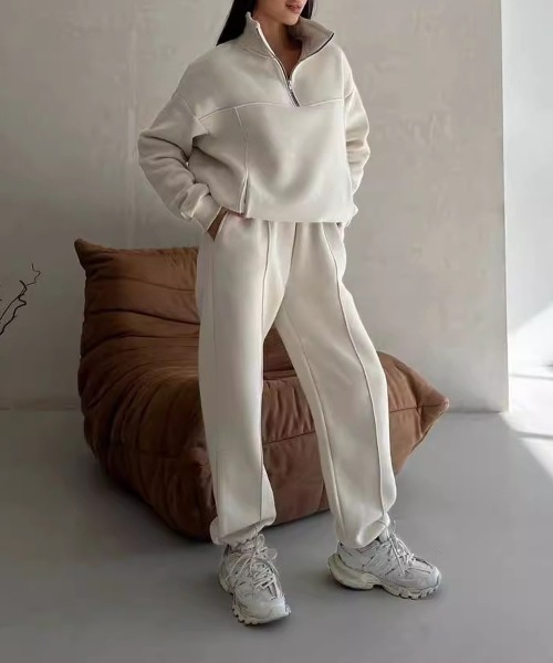 「NEW GENTLEMAN」 セットアップ M オフホワイト レディース_画像9