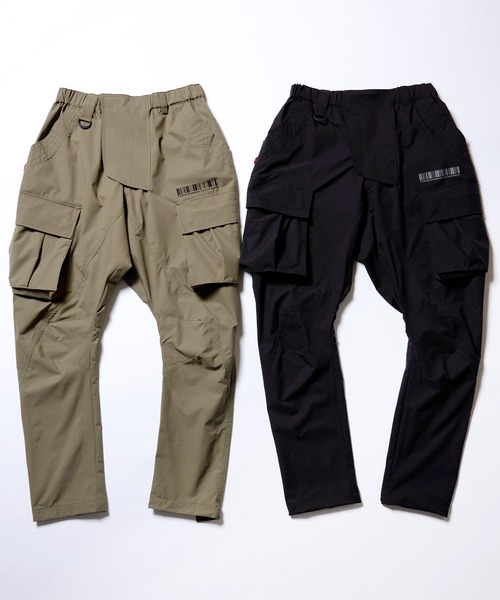 「VIRGOwearworks」 カーゴパンツ 2 ブラック メンズ_画像2
