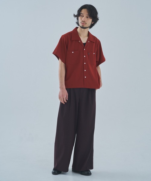 「Noen」 半袖シャツ MEDIUM ブルー系その他 メンズ_画像6