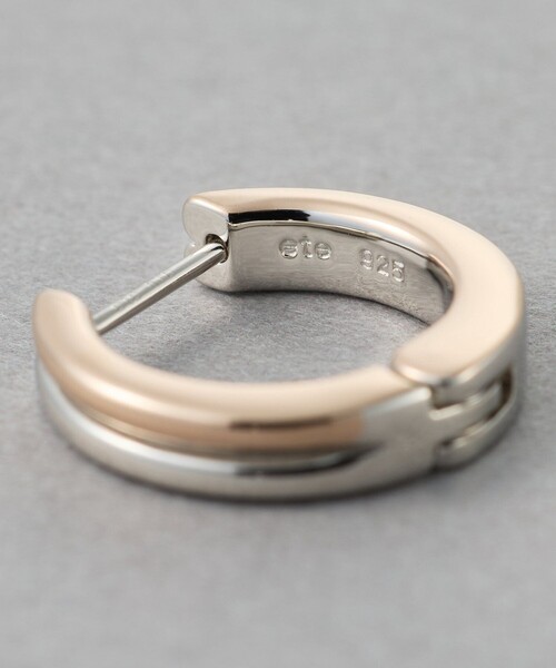 ete（エテ） ピアス バイカラー ハグピアス レディース : ZOZOTOWN