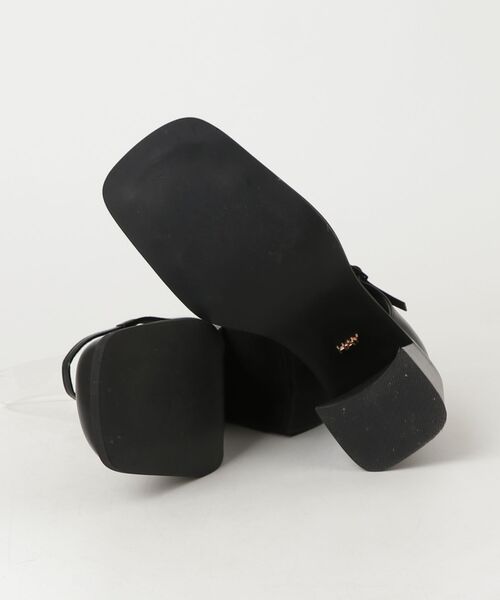 「Didot.showroom」 ヒールサンダル 25cm ブラック レディース_画像3