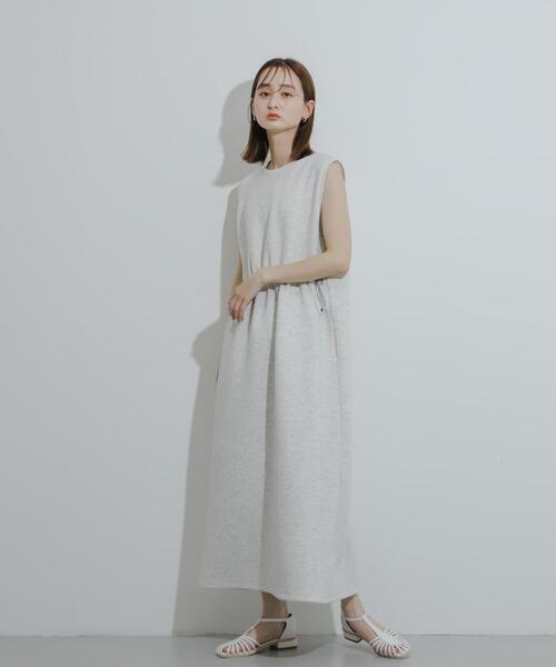 「SENSE OF PLACE by URBAN RESEARCH」 ノースリーブワンピース - ブルー レディース_画像6