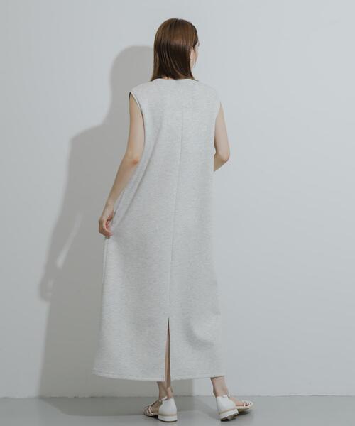 「SENSE OF PLACE by URBAN RESEARCH」 ノースリーブワンピース - ブルー レディース_画像9