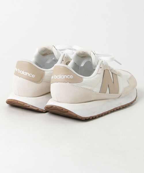 「New Balance」 ローカットスニーカー 24.5cm ベージュ レディース_画像2