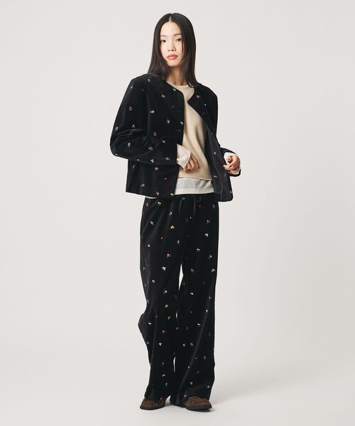 BEAUTY＆YOUTH UNITED ARROWS ジャケット ノーカラージャケット ベロア