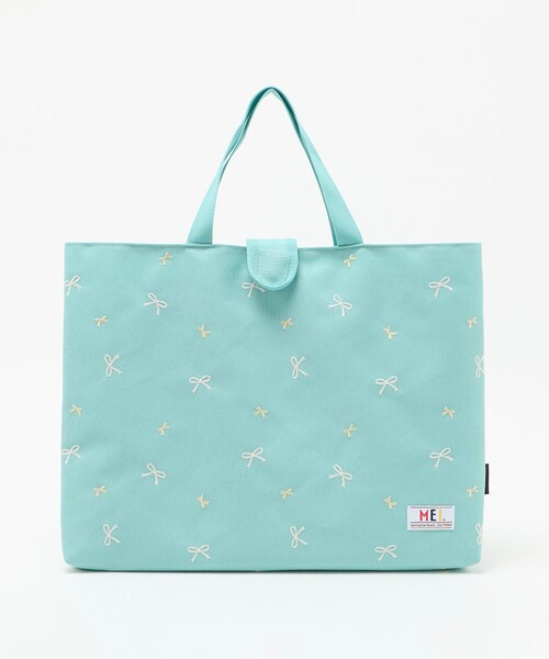ameiro レッスンバッグ 「別注」「MEI」レッスン トートバッグ（リボン