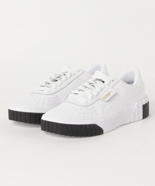 PUMA スニーカー プーマ W CALI 369155 04WH/BK : ZOZOTOWN Yahoo!店