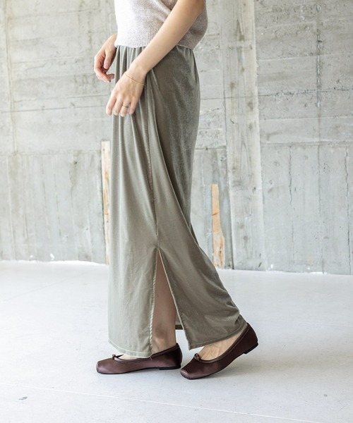 SESTO（セスト） バレエシューズ パンプス グロッシーサテンのスクエア