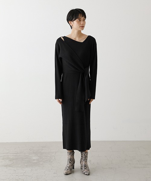 未使用品✨アシンメトリー・ワンピース(定価¥27,500) ❣️ ADEAM #newin - SUZU DRESS - 人気のアシンメトリーワンピースに