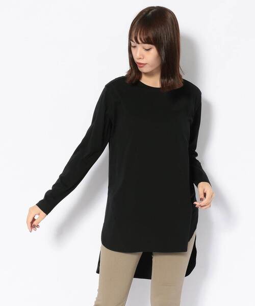 tシャツ DROIT BELLO（ドロイトベロ）裾ラウンドロンT レディース DROIT BELLO tシャツ BELLO（ドロイトベロ）裾ラウンドロンT