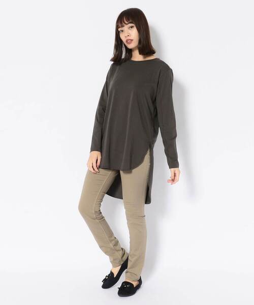 tシャツ DROIT BELLO（ドロイトベロ）裾ラウンドロンT レディース DROIT BELLO tシャツ BELLO（ドロイトベロ）裾ラウンドロンT
