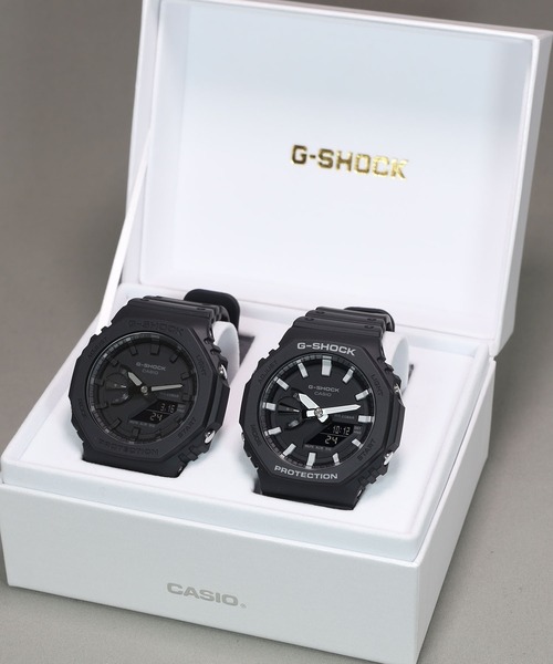 G-SHOCK CASIO GA-2100腕時計　箱付き G-SHOCK 腕時計 Pair Model / GA-2100-1A1JF × GA-2100-1AJF メンズ