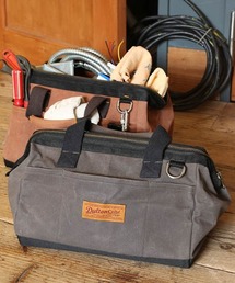 【1点物】オイルドコットン　ラージトート　ツールバッグ　ミリタリー　ワックス DULTON ハンドバッグ WAX CANVAS TOOL BAG/ワックス キャンバス