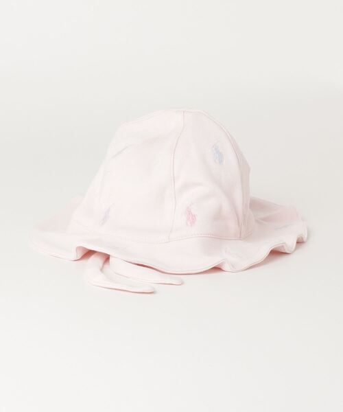 帽子 ハット Polo ポニー コットン インターロック ハット キッズ 子供 女の子の画像