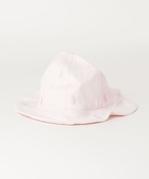 帽子 ハット Polo ポニー コットン インターロック ハット キッズ 子供 女の子の画像