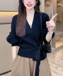 Dior ブラック Vネック カーディガン ライトVネックカーディガン｜ユニクロの通販｜&mall（アンド