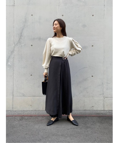 スカート CLANE HALF PLEATS SKIRT CLANE（クラネ）の「HALF PLEATS SKIRT（スカート）」 - WEAR