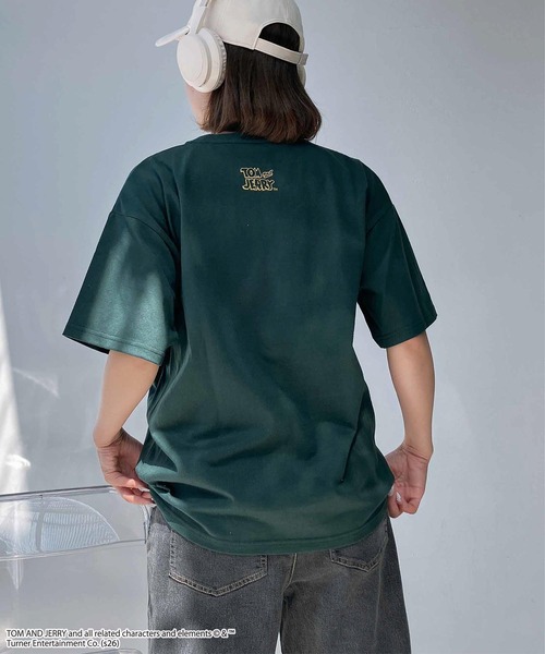 AS KNOW AS（アズノゥアズ） tシャツ トムとジェリー 刺繍Tシャツ