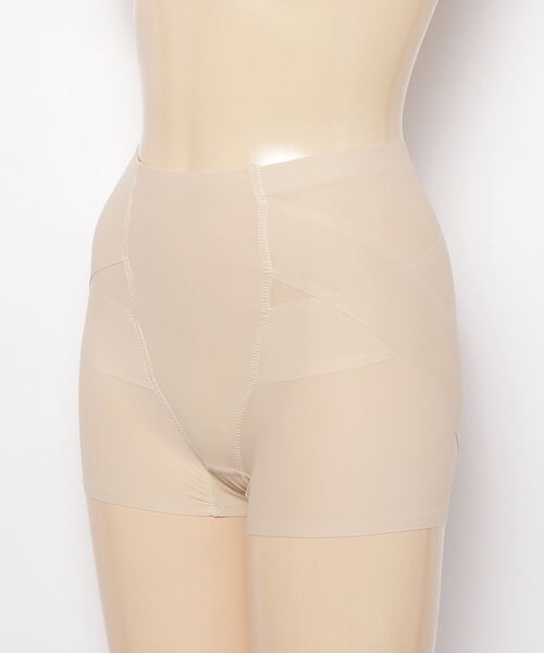 MOLUTOCHIARA ショーツ 1分丈 3Dクロス シームレス 美尻ショーツ